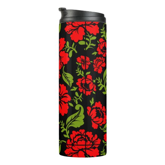 Bouteilles Isothermes Fleurs (Tourné sur la droite)