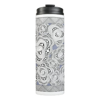 Bouteilles Isothermes Fleurs Abstraites monochromes Paruline thermique