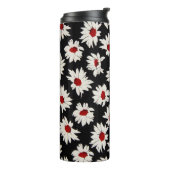 Bouteilles Isothermes Fleurs Abstraites, motif d'aquarelle d'art. (Tourné sur la gauche)