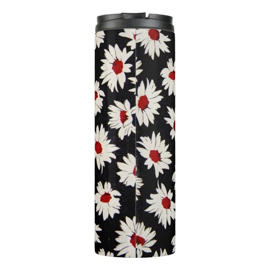 Bouteilles Isothermes Fleurs Abstraites, motif d'aquarelle d'art. (Dos)