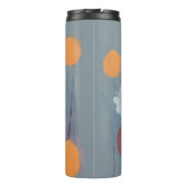 Bouteilles Isothermes Fleurs Abstraites orange et rose (Dos)