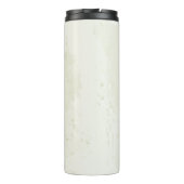 Bouteilles Isothermes fleurs blanches ivoire mariage (Dos)