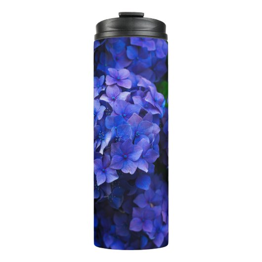 Bouteilles Isothermes fleurs bleues (Devant)