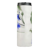 Bouteilles Isothermes Fleurs bleues (Dos)