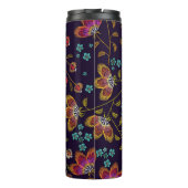 Bouteilles Isothermes Fleurs brodées : mode sans couture motif (Dos)