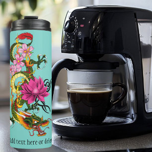 Bouteilles Isothermes Fleurs chinoises de cerisiers de Lotus