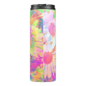Bouteilles Isothermes Fleurs colorées brillantes (Dos)