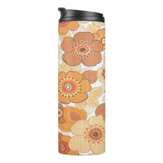 Bouteilles Isothermes Fleurs colorées motif (Tourné sur la droite)