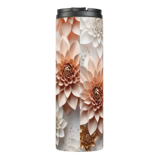 Bouteilles Isothermes Fleurs Dahlia (Dos)