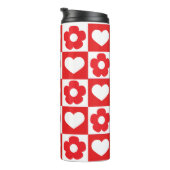 Bouteilles Isothermes Fleurs d'amour thermo tumbler (Tourné sur la droite)