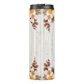 Bouteilles Isothermes Fleurs d'aquarelle jaune (Dos)