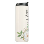 Bouteilles Isothermes Fleurs d'aquarelle mignonnes Meilleur enseignant j (Tourné sur la gauche)