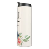 Bouteilles Isothermes Fleurs d'aquarelle mignonnes Meilleur enseignant j (Tourné sur la droite)