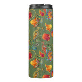 Bouteilles Isothermes Fleurs d'aquarelle Paisley, motif indien sans soud (Dos)