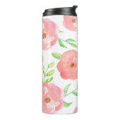 Bouteilles Isothermes Fleurs d'aquarelle rose (Tourné sur la gauche)