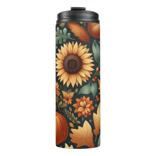 Bouteilles Isothermes Fleurs d'Automne