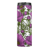 Bouteilles Isothermes Fleurs de cosmos violet (Dos)