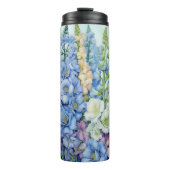 BOUTEILLES ISOTHERMES FLEURS DE DELPHINIUM JOLIMENT ROSE ET BLEU (Devant)