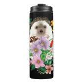 Bouteilles Isothermes Fleurs de hérisson mignonnes (Devant)