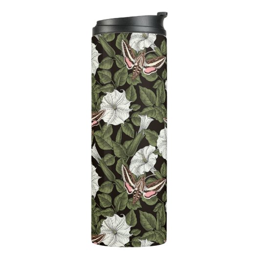 Bouteilles Isothermes Fleurs de lune et sphinx Mois (Tourné sur la gauche)