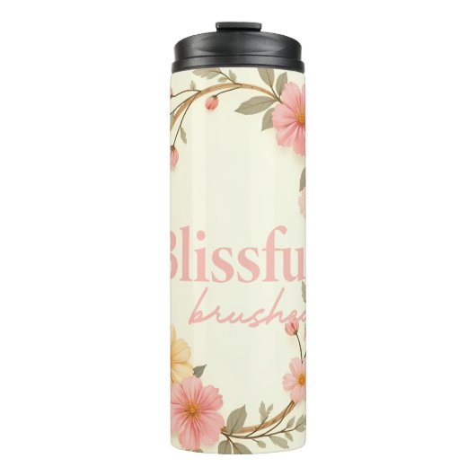 Bouteilles Isothermes Fleurs de mellow (Devant)