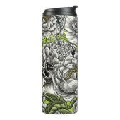 Bouteilles Isothermes Fleurs de pivoines blanches et moisissures (Tourné sur la gauche)