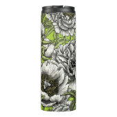 Bouteilles Isothermes Fleurs de pivoines blanches et moisissures (Dos)