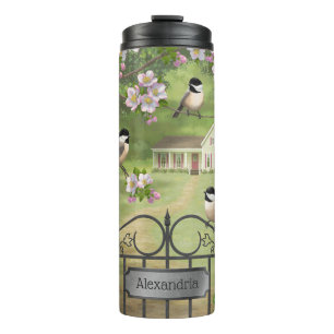 Bouteilles Isothermes Fleurs de poulet Ferme victorienne