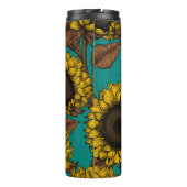 Bouteilles Isothermes Fleurs de soleil (Dos)