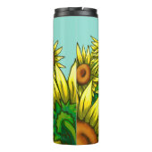 Bouteilles Isothermes Fleurs de soleil (Dos)