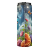 Bouteilles Isothermes Fleurs de soleil de lune de papillon (Dos)