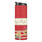 Bouteilles Isothermes Fleurs de soleil de pays sur Bandana Imprimer pers (Tourné sur la droite)