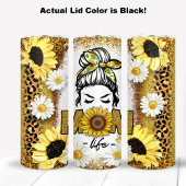 Bouteilles Isothermes Fleurs de soleil et Fleurs de marguerite avec thèm