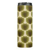 Bouteilles Isothermes Fleurs de tulipes vertes (Dos)