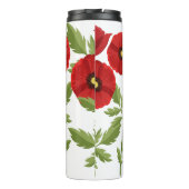 Bouteilles Isothermes Fleurs d'été joyeuses floraison de pavot (Dos)