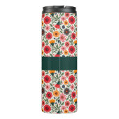 Bouteilles Isothermes Fleurs d'été lumineuses (Dos)