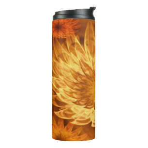 Bouteilles Isothermes Fleurs d'Imaginaire thermiques Tumbler Jaune
