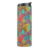 Bouteilles Isothermes Fleurs d'or éthérées - Harmonie florale intranspar (Tourné sur la gauche)