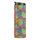 Bouteilles Isothermes Fleurs d'or éthérées - Harmonie florale intranspar (Tourné sur la droite)