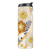 Bouteilles Isothermes Fleurs et champignons rétro (Tourné sur la gauche)