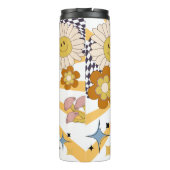 Bouteilles Isothermes Fleurs et champignons rétro (Dos)