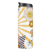 Bouteilles Isothermes Fleurs et champignons rétro (Tourné sur la droite)