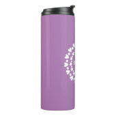 Bouteilles Isothermes Fleurs Et Coeurs Nom (Tourné sur la gauche)