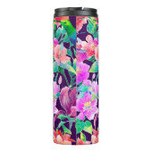 Bouteilles Isothermes Fleurs et oiseaux exotiques (Dos)