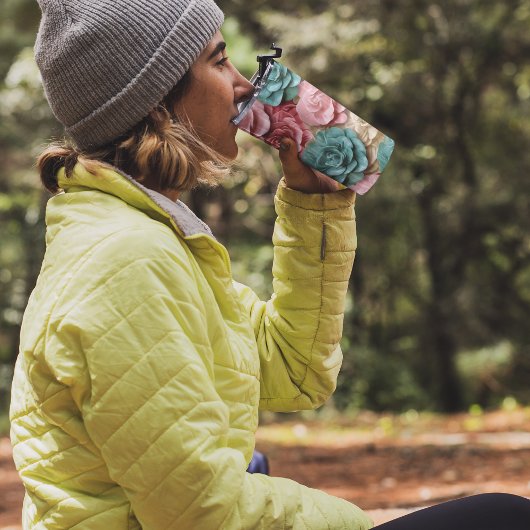 BOUTEILLES ISOTHERMES FLEURS ET ROSES ROSES 3D