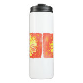 Bouteilles Isothermes Fleurs - Fleurs Jaunes (Devant)