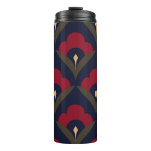 Bouteilles Isothermes Fleurs folkloriques motif Japon vague motif ditzy