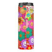 Bouteilles Isothermes Fleurs hippies Boho Super rétros (Dos)