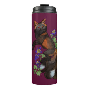 Bouteilles Isothermes Fleurs Kitsune et Columbine