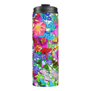 Bouteilles Isothermes Fleurs magiques colorées mignonnes T-shirt All-Ove